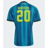 Camiseta Colombia Juan Fernando Quintero #20 Segunda Equipación Replica Mundial 2026 mangas cortas